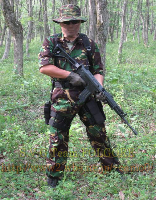 2007年製 インドネシア軍 現用 DPMカモウインターキャップ